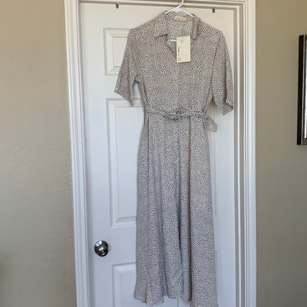 Leia in Co belted dress NWT Small
